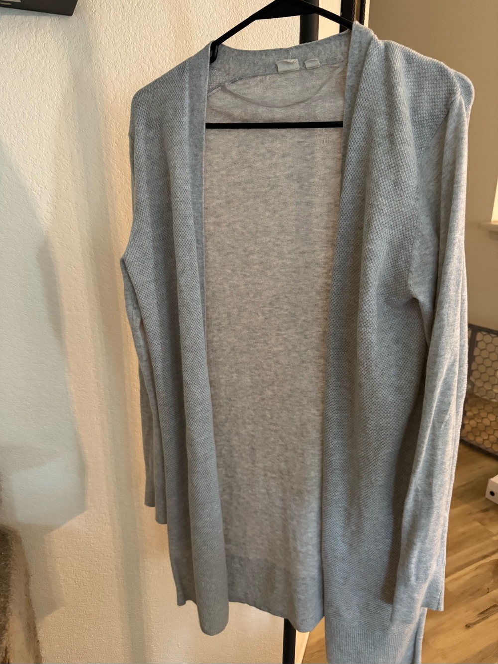GAP Light Gray Open-Front Women's Cardigan